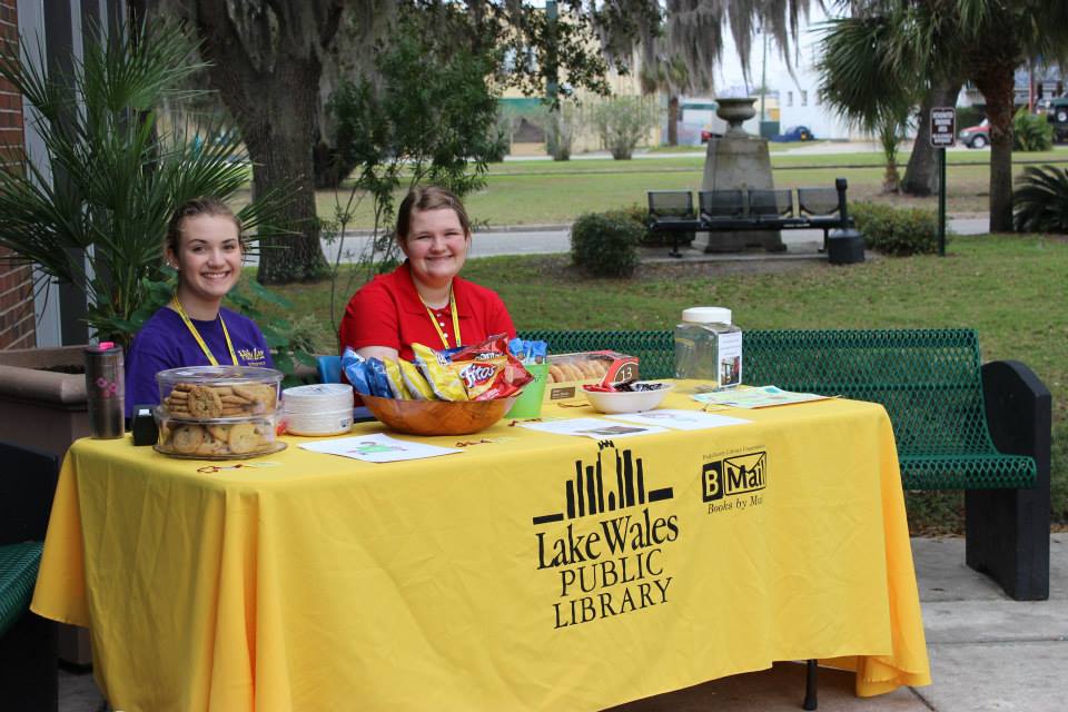 Josie and Rebecca volunteer to sell snacks to bene